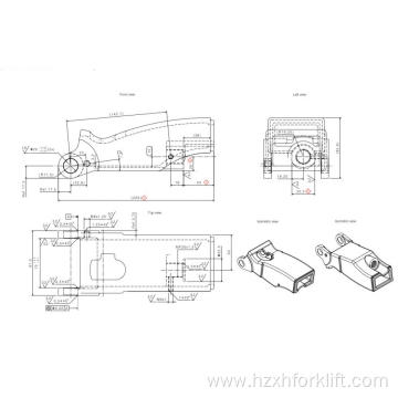 steel steering knuckle for truck